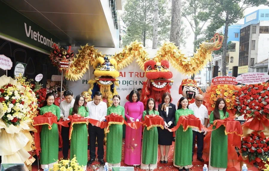 Ảnh Ngân hàng Ngoại thương Vietcombank Phòng giao dịch Ngô Gia Tự 1